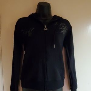 COPY - BBCBG Max Azria Zip Up Black hoodie